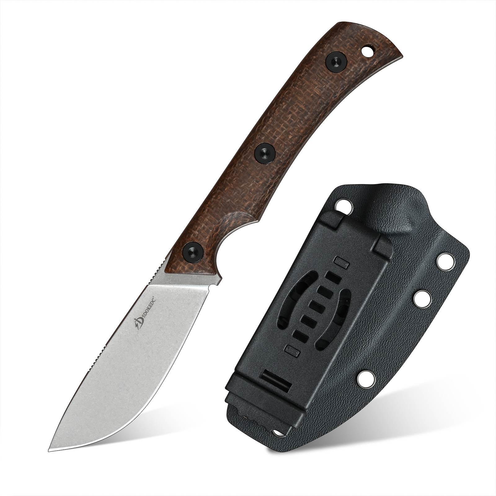 Edc Fixed Blade Deep Carry - SDOKEDC DC53 Steel EDC Utility Knife,
