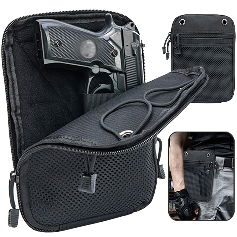 Edc Carry Fanny Pack - Molle Outdoor Tactical Concealed Gun Holster