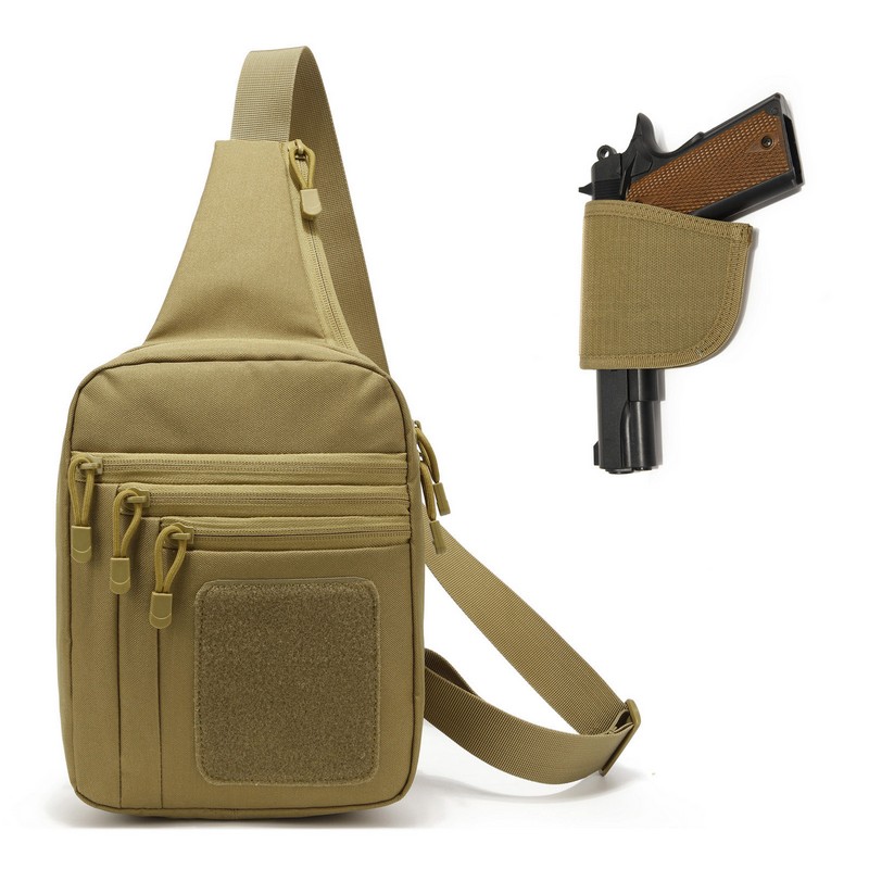 Edc Pistol Carry Bag - New Tactical Chest Bag Pistol Holster