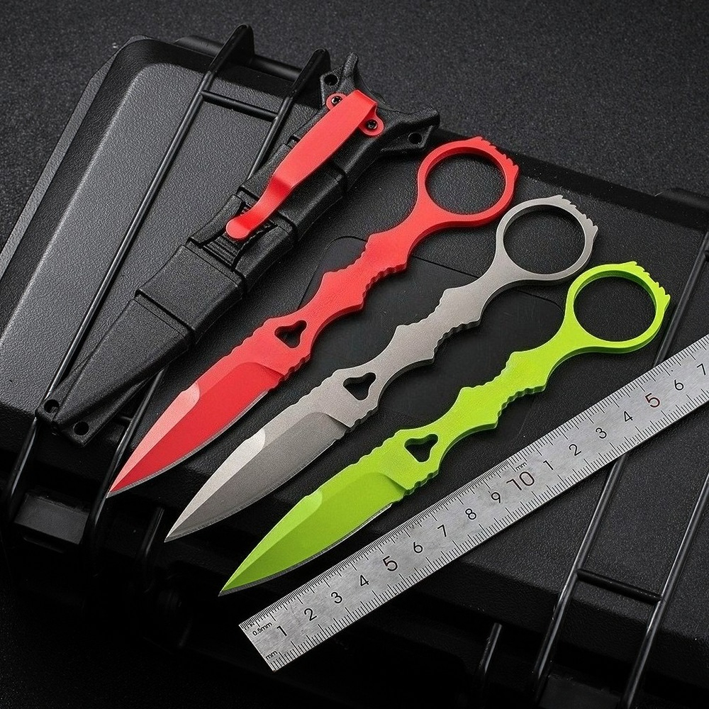 Edc Pocket Carry Fixed Blade - NEW BM176S Straight Knife Sharp 440C
