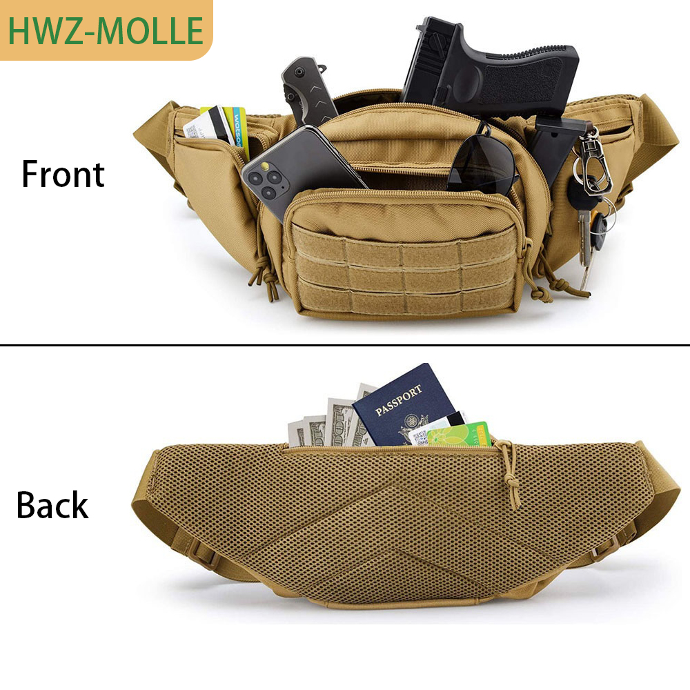 Tactical Molle Fanny Pack Wais – Edc Carry Fanny Pack Bewertung und Preis
