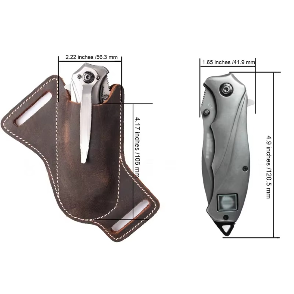Premium Rugged Leather Knife S – Edc Carry Clip Bewertung und Preis