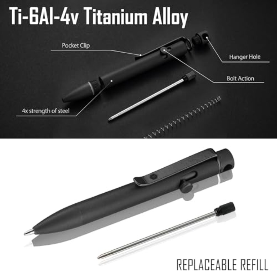 Bolt Action EDC Pen with Clip  – Edc Carry Clip Bewertung und Preis