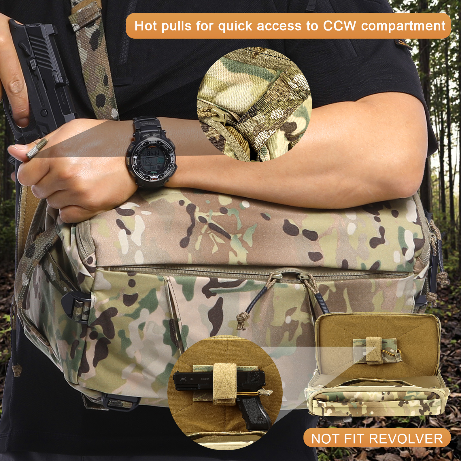 VOTAGOO 13L Tactical Sling Bag – Edc Carry For Men Bewertung und Preis