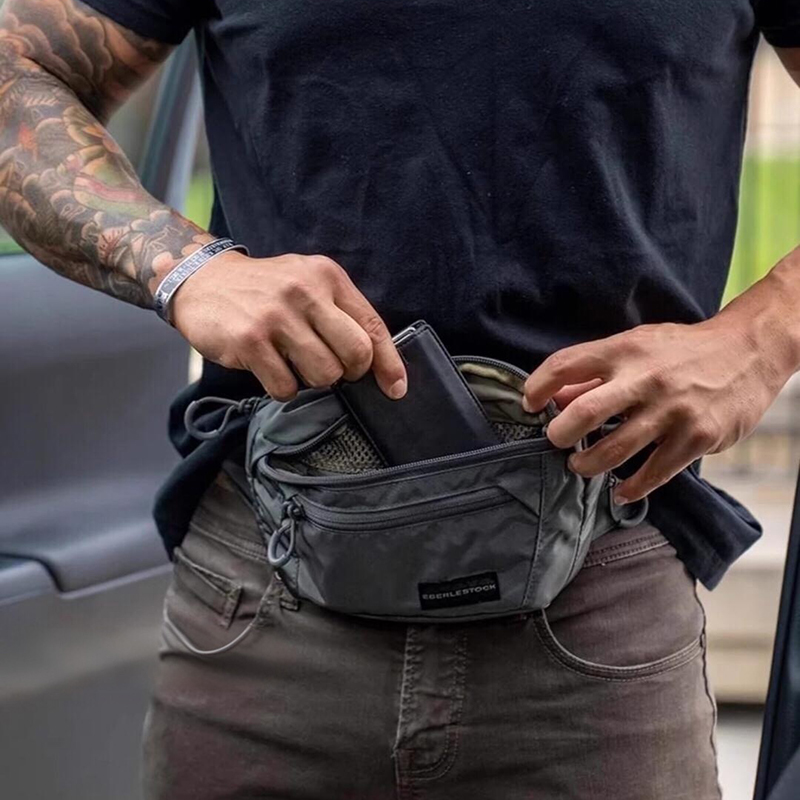 Mens Belt Bag with Adjustable  – Edc Carry Fanny Pack Bewertung und Preis