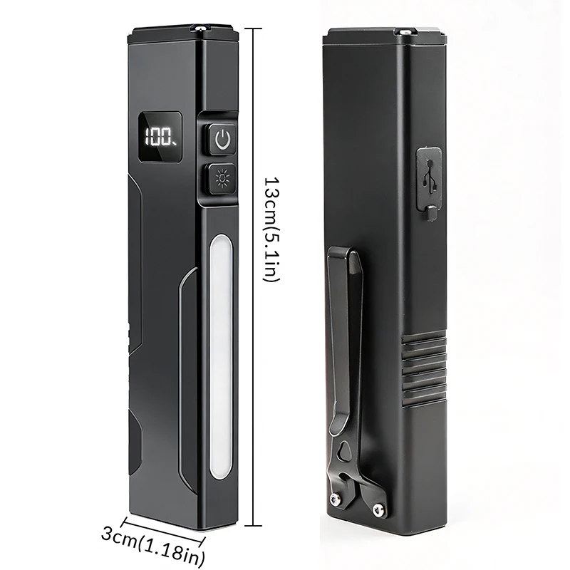 EDC Flashlight Magnetic UV Bla – Edc Carry Clip Bewertung und Preis