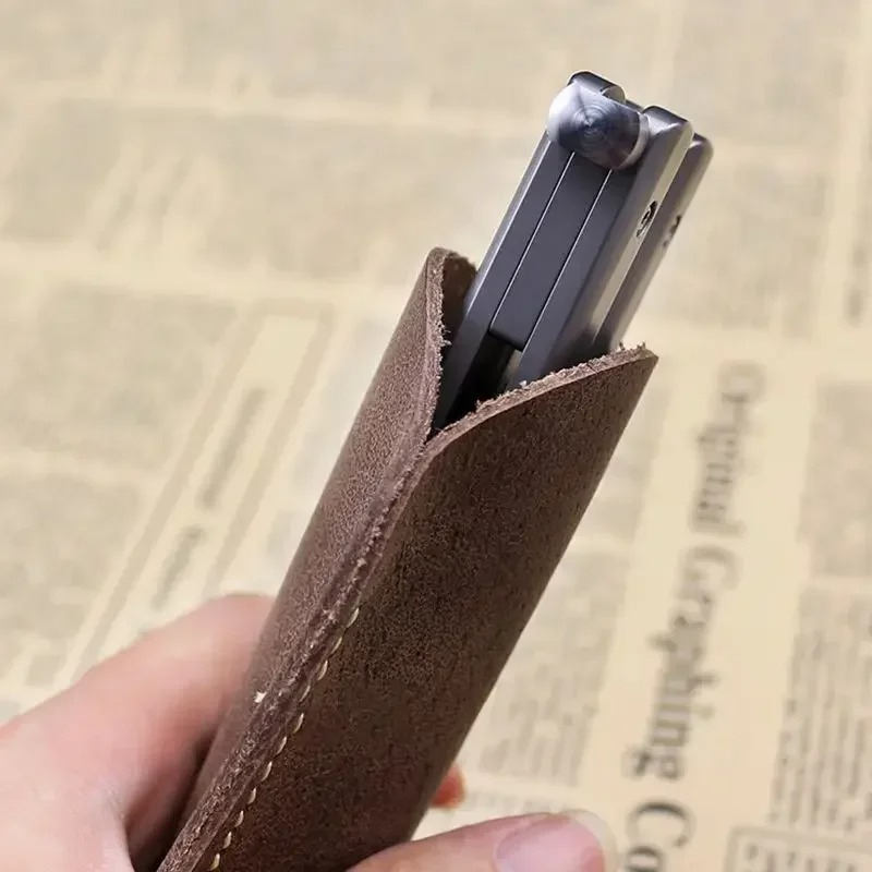Leather small knife cover carr – Edc Carry Clip Bewertung und Preis