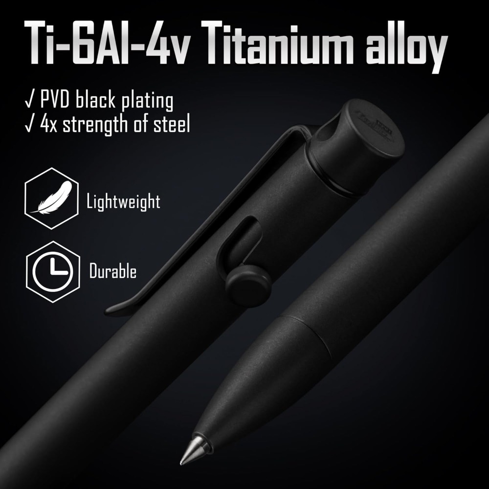 Bolt Action EDC Pen with Clip, – Edc Carry Clip Bewertung und Preis