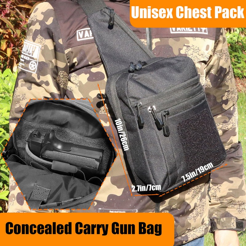 New Tactical Chest Bag Pistol  – Edc Pistol Carry Bag Bewertung und Preis